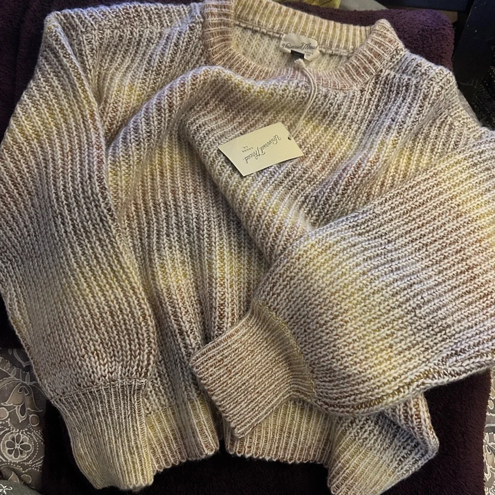 Universal Thread Multicolor Striped Sweater - Picture 6 of 6